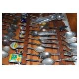 Collector Spoons with Wood Rack Collector Spoons with Wood Rack
