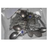 Collector Spoons with Wood Rack Collector Spoons with Wood Rack