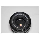 Canon 50mm Lens and Vintage External Flash Canon 50mm Lens and Vintage External Flash