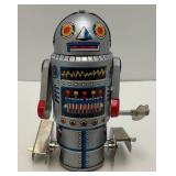 Tin Litho Miniature Wind-Up Robot (WORKS) 4" Tin Litho Miniature Wind-Up Robot (WORKS) 4"
