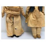 Antique Indian Dolls 10" Antique Indian Dolls 10"