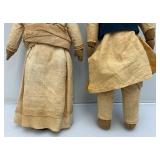 Antique Indian Dolls 10" Antique Indian Dolls 10"