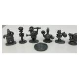 Vintage Miniature Pewter Spongbob Square Pants Figures Vintage Miniature Pewter Spongbob Square Pants Figures