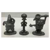 Vintage Miniature Pewter Spongbob Square Pants Figures Vintage Miniature Pewter Spongbob Square Pants Figures