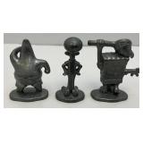 Vintage Miniature Pewter Spongbob Square Pants Figures Vintage Miniature Pewter Spongbob Square Pants Figures