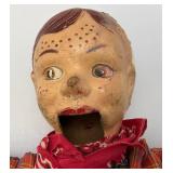 Super Old Howdy Doody Composition Ventriloquist Doll (Needs TLC) Jaw Needs Repair AS SEEN Super Old Howdy Doody Composition Ventriloquist Doll (Needs TLC) Jaw Needs Repair AS SEEN