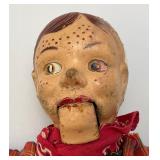 Super Old Howdy Doody Composition Ventriloquist Doll (Needs TLC) Jaw Needs Repair AS SEEN Super Old Howdy Doody Composition Ventriloquist Doll (Needs TLC) Jaw Needs Repair AS SEEN