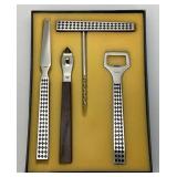 Vintage PLAYBOY Four Piece Stainless Steel Bar Set In Original Box Vintage PLAYBOY Four Piece Stainless Steel Bar Set In Original Box