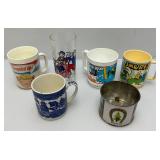 Vintage Collectible Cups Including Smurfs, Yogi bear And More Vintage Collectible Cups Including Smurfs, Yogi bear And More