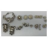 Vintage Rhinestone Jewelry Lot Vintage Rhinestone Jewelry Lot