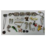 Vintage Misc. Costume Jewelry Including Rhinstone And More Vintage Misc. Costume Jewelry Including Rhinstone And More