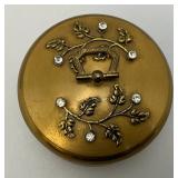 MCM Gold Tone Rhinestone Jeweled Stacking Ashtray Set MCM Gold Tone Rhinestone Jeweled Stacking Ashtray Set