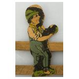 Antique Wooden German Pull Toy 6" Antique Wooden German Pull Toy 6"