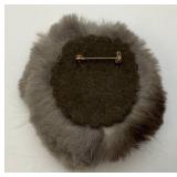 Vintage Eskimo Brooch 3" Vintage Eskimo Brooch 3"