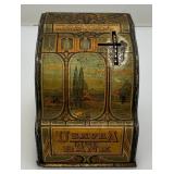 Vintage U Save A Dime Bank Tin Litho Cash  Register Miniature 3 Vintage U Save A Dime Bank Tin Litho Cash  Register Miniature 3