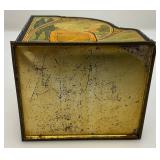 Vintage U Save A Dime Bank Tin Litho Cash  Register Miniature 3" x 3 3/4" x 3 3/4" Bank Vintage U Save A Dime Bank Tin Litho Cash  Register Miniature 3" x 3 3/4" x 3 3/4" Bank