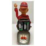 Bandi Cycling Daddy Battery Operated Tin Litho (Works) 9 3/4" Bandi Cycling Daddy Battery Operated Tin Litho (Works) 9 3/4"