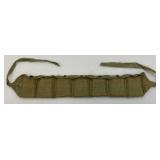WWII 1944 Turkish Mauser 8mm 7.9 Ammo Belt With 14 Clips Five Rounds Per Clip (70 Rounds Total) WWII 1944 Turkish Mauser 8mm 7.9 Ammo Belt With 14 Clips Five Rounds Per Clip (70 Rounds Total)