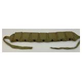 WWII 1944 Turkish Mauser 8mm 7.9 Ammo Belt With 14 Clips Five Rounds Per Clip (70 Rounds Total) WWII 1944 Turkish Mauser 8mm 7.9 Ammo Belt With 14 Clips Five Rounds Per Clip (70 Rounds Total)