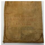 Antique Canvas Water Bag 10 1/2" x 16 1/2" Antique Canvas Water Bag 10 1/2" x 16 1/2"