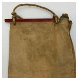 Antique Canvas Water Bag 10 1/2" x 16 1/2" Antique Canvas Water Bag 10 1/2" x 16 1/2"