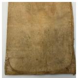 Antique Canvas Water Bag 10 1/2" x 16 1/2" Antique Canvas Water Bag 10 1/2" x 16 1/2"