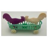 Misc. Vintage Chicken Collectibles Including Salt & Peppers And More Misc. Vintage Chicken Collectibles Including Salt & Peppers And More