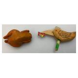 Misc. Vintage Chicken Collectibles Including Salt & Peppers And More Misc. Vintage Chicken Collectibles Including Salt & Peppers And More