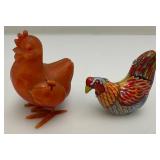 Misc. Vintage Chicken Collectibles Including Salt & Peppers And More Misc. Vintage Chicken Collectibles Including Salt & Peppers And More