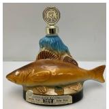 Vintage JIM BEAM Collectible Walleye Decanter 9" Vintage JIM BEAM Collectible Walleye Decanter 9"