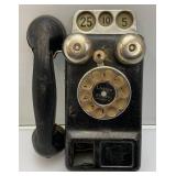 Vintage RARE Tin Litho Wall Telephone Bank Vintage RARE Tin Litho Wall Telephone Bank