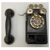Vintage RARE Tin Litho Wall Telephone Bank Vintage RARE Tin Litho Wall Telephone Bank
