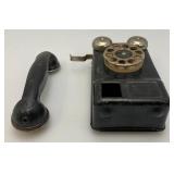 Vintage RARE Tin Litho Wall Telephone Bank Vintage RARE Tin Litho Wall Telephone Bank