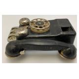 Vintage RARE Tin Litho Wall Telephone Bank Vintage RARE Tin Litho Wall Telephone Bank
