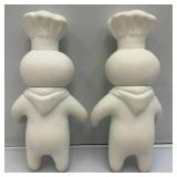Two Collectible Vintage Pillsbury Dough Boys Two Collectible Vintage Pillsbury Dough Boys