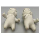 Two Collectible Vintage Pillsbury Dough Boys Two Collectible Vintage Pillsbury Dough Boys