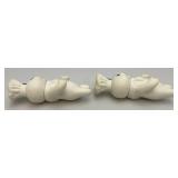 Two Collectible Vintage Pillsbury Dough Boys Two Collectible Vintage Pillsbury Dough Boys