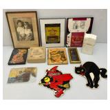Misc. Collectible Items Including Vintage Halloween Window Stickers And more Misc. Collectible Items Including Vintage Halloween Window Stickers And more