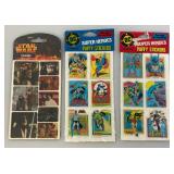 Misc. 1988 DC Super Heroes Puffy Stickers/Star Wars, Pokemon Cards And More (Factory Sealed) Misc. 1988 DC Super Heroes Puffy Stickers/Star Wars, Pokemon Cards And More (Factory Sealed)