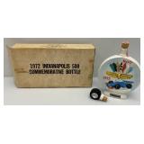 1972 Jim Beam Indianapolis 500 Commemorative Collectors Decanter In Original Box 1972 Jim Beam Indianapolis 500 Commemorative Collectors Decanter In Original Box