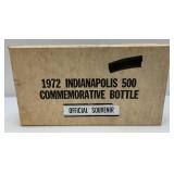1972 Jim Beam Indianapolis 500 Commemorative Collectors Decanter In Original Box 1972 Jim Beam Indianapolis 500 Commemorative Collectors Decanter In Original Box