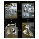 Antique Glass Printing Plates With RARE Monkeys And Elephant Artwork (Very Cool) 16" x 20" Antique Glass Printing Plates With RARE Monkeys And Elephant Artwork (Very Cool) 16" x 20"