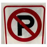 12" x 18" No Parking Any Time Aluminum Reflective Sign 12" x 18" No Parking Any Time Aluminum Reflective Sign