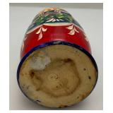 Vintage Russian 5Pc Hand Painted Blue Wooden Nesting Dolls 6" Vintage Russian 5Pc Hand Painted Blue Wooden Nesting Dolls 6"