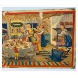 Antique Large 16" x 35" Stina Broome Swedish Christmas Illustration On Card Stock (Very Cool) Antique Large 16" x 35" Stina Broome Swedish Christmas Illustration On Card Stock (Very Cool)