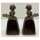 Est. $195.00 - $250.00 Antique Walter Baker Cast Iron Chocolate Lady Bookends Figurines 6" Est. $195.00 - $250.00 Antique Walter Baker Cast Iron Chocolate Lady Bookends Figurines 6"
