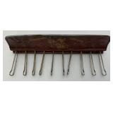 Vintage Hopalong Cassidy Mens Tie Rack 3 1/2" x 11 1/2" Vintage Hopalong Cassidy Mens Tie Rack 3 1/2" x 11 1/2"