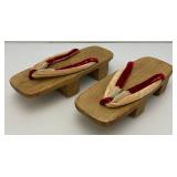 Vintage Japanese Geta Wooden Shoes Vintage Japanese Geta Wooden Shoes