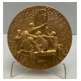 Est. $100.00 - $199.00 2014 US Mint Monuments Men  Commemorative 3" Bronze Medal With Box And Stand (New Only Taken Out For Photos) Est. $100.00 - $199.00 2014 US Mint Monuments Men  Commemorative 3" Bronze Medal With Box And Stand (New Only Taken Out For Photos)