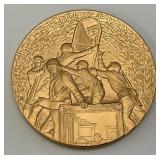 Est. $100.00 - $199.00 2014 US Mint Monuments Men  Commemorative 3" Bronze Medal With Box And Stand (New Only Taken Out For Photos) Est. $100.00 - $199.00 2014 US Mint Monuments Men  Commemorative 3" Bronze Medal With Box And Stand (New Only Taken Out For Photos)